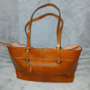 Szone Cowhide Leather Tote Bag